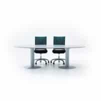 Visual Pedestal Meeting Table