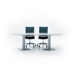 Visual Pedestal Meeting Table