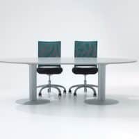 Visual Pedestal Meeting Table