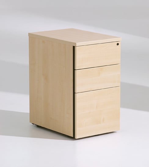 Desk height fixed pedestals - 600 deep