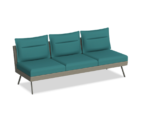 three seat work sofa unit upholstery fabric